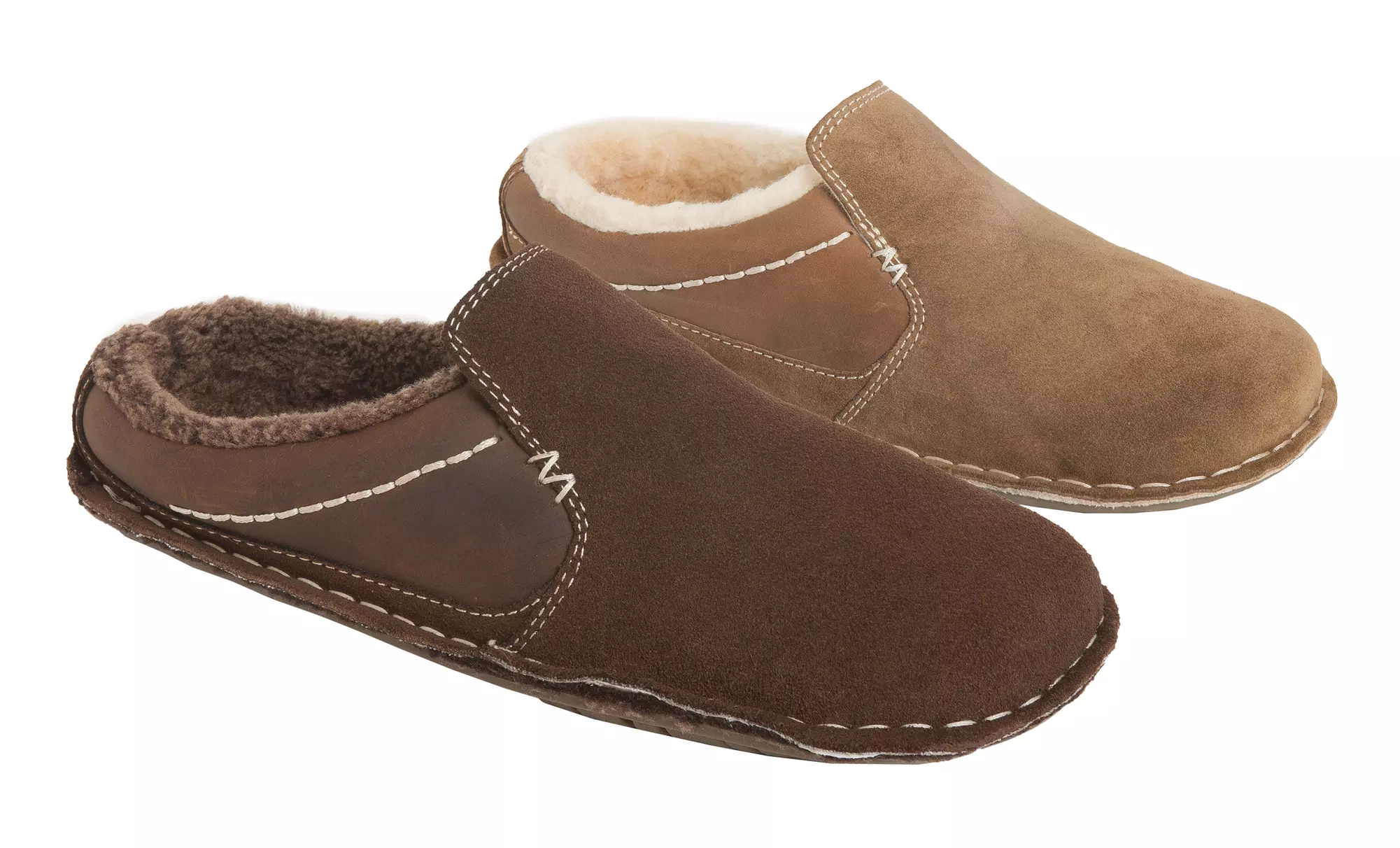 Crevo Ziggy Men's Suede Slippers - Primary Image