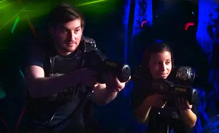 Laser Tag and Rock Climbing for One or Four, or Private Laser Tag Rental for Up to 37 at Laserdome Plus (Up to 61% Off) - Primary Image