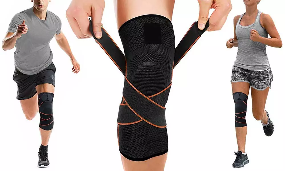 DCF Knee-Compression Sleeve with Adjustable Straps - Primary Image