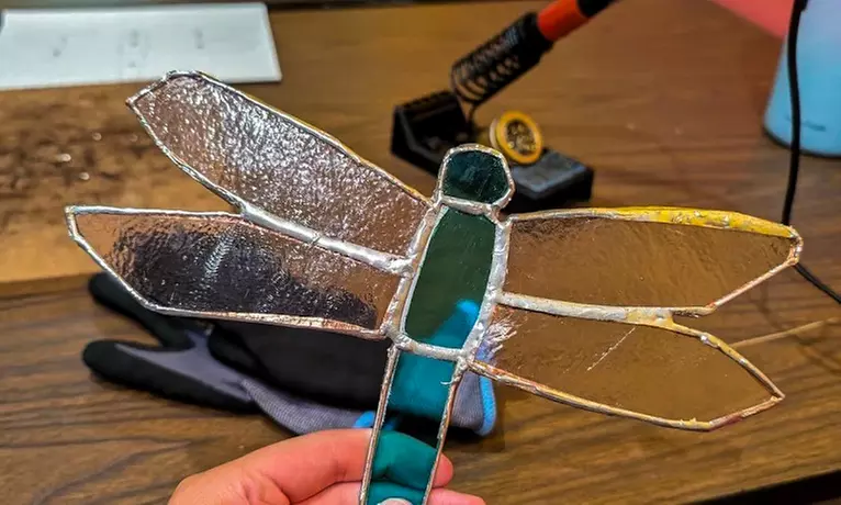 Stained Glass Class for 2 or 4 at Mellow Maker Studio 