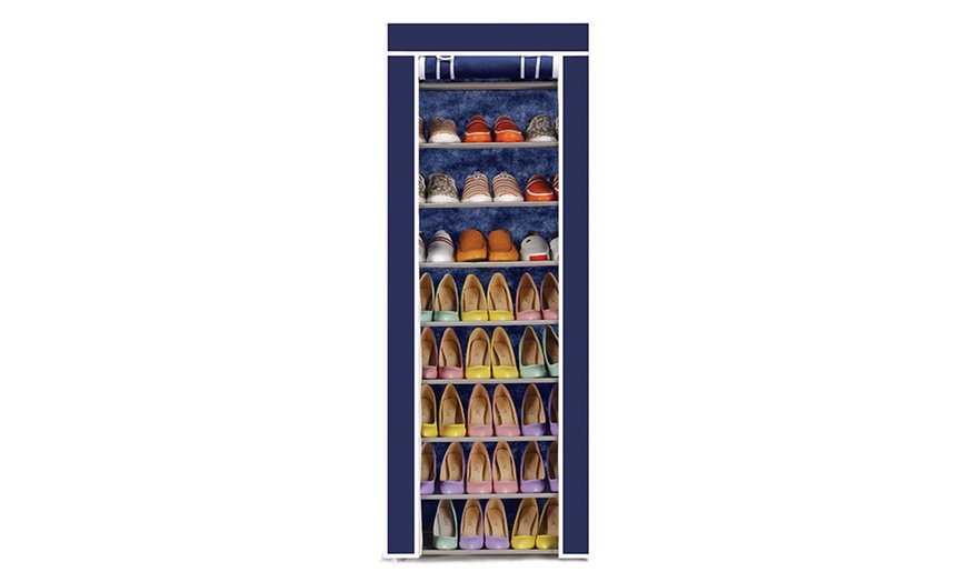 Image 5: Canvas Shoe Rack