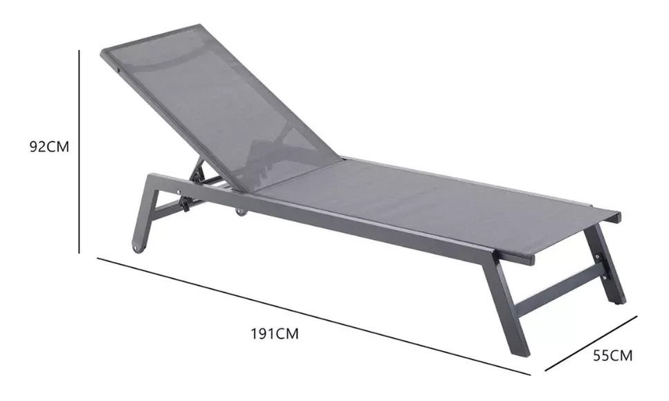 Lot de 2 transats Côté Lounge