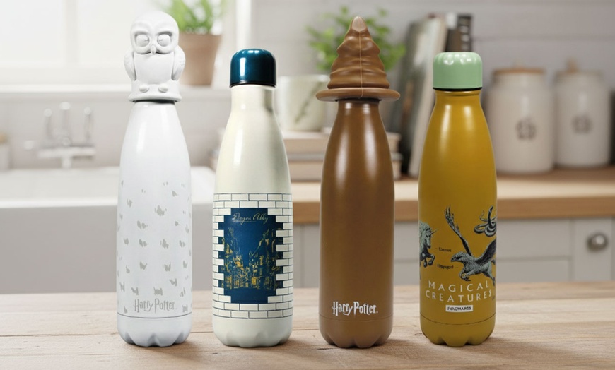 Image 1: Harry Potter Themed Water Bottle 500ml