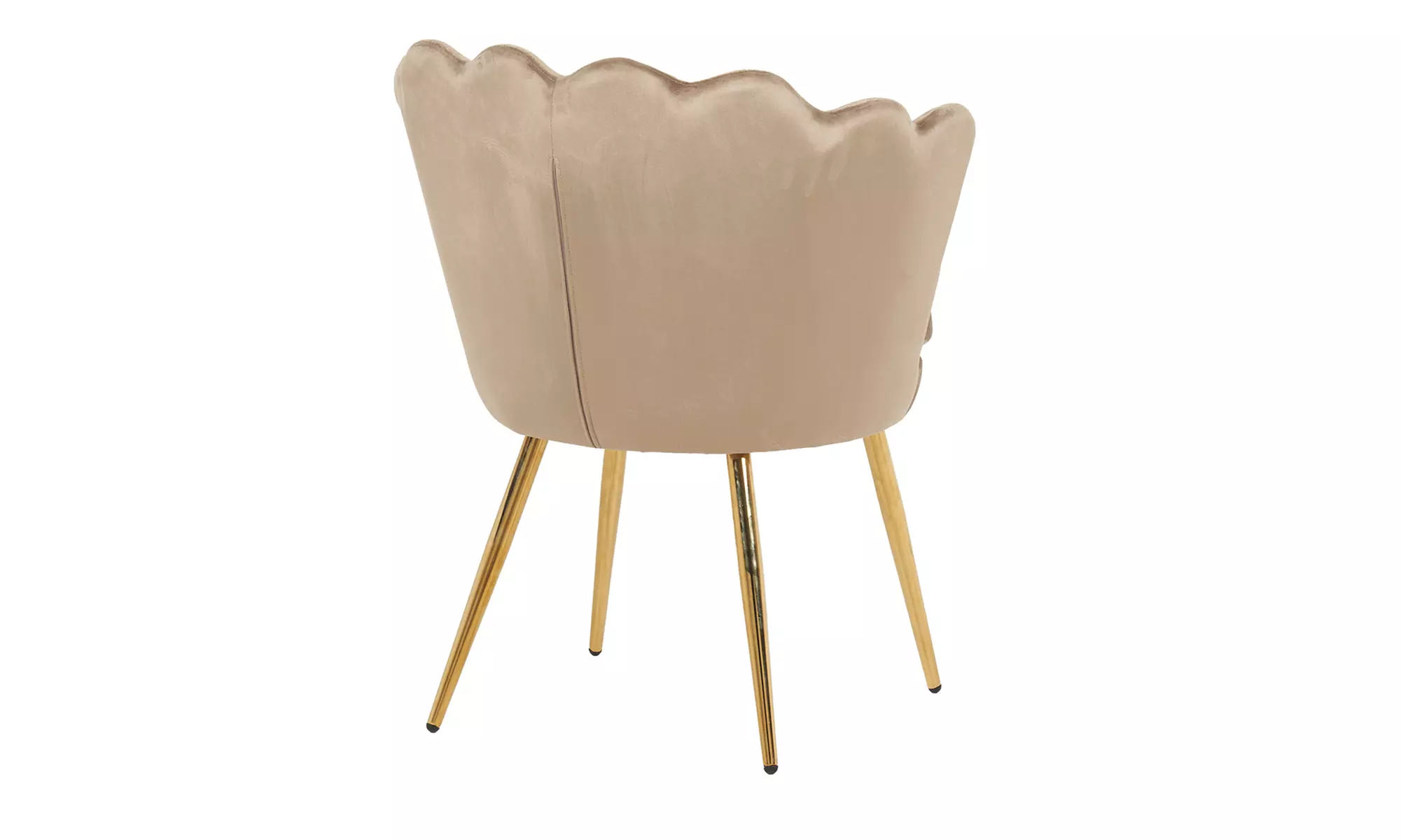 Silla con respaldo en forma de concha