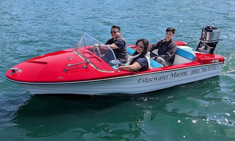 Enjoy Cool Retro Runabouts Boat Ride for up to 4 People for 1 or 2 Hours at Edgewater Marine LLC - Primary Image