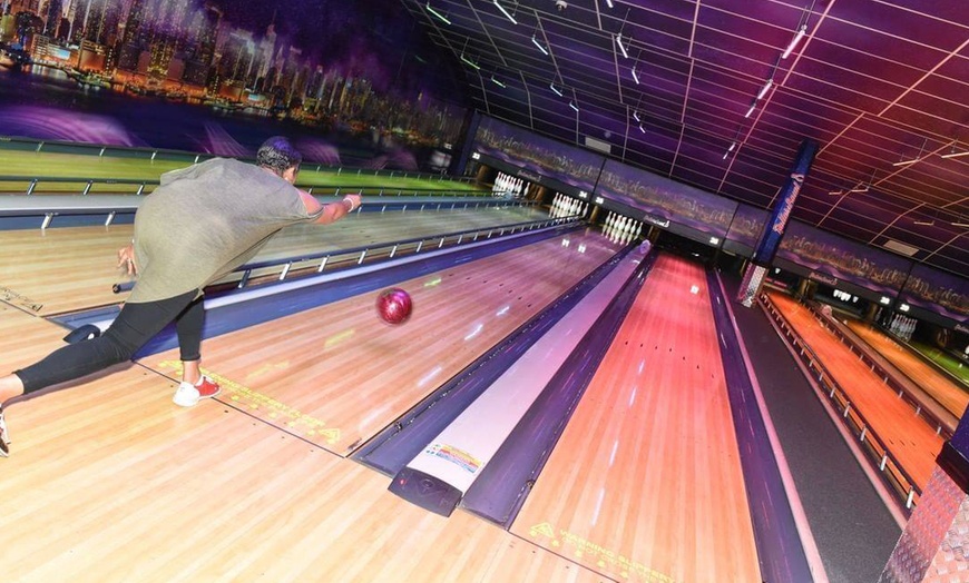 Image 9: Two Games of Bowling with Pizza