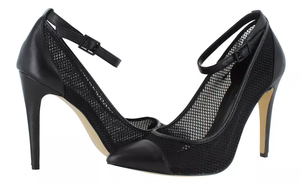 BCBG Cynthia Mesh Dress Pumps - Primary Image