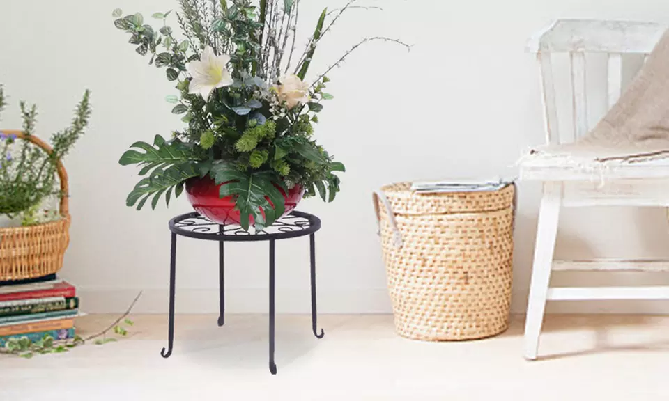 4 in1 Round Metal Potted Plant Stands - Primary Image