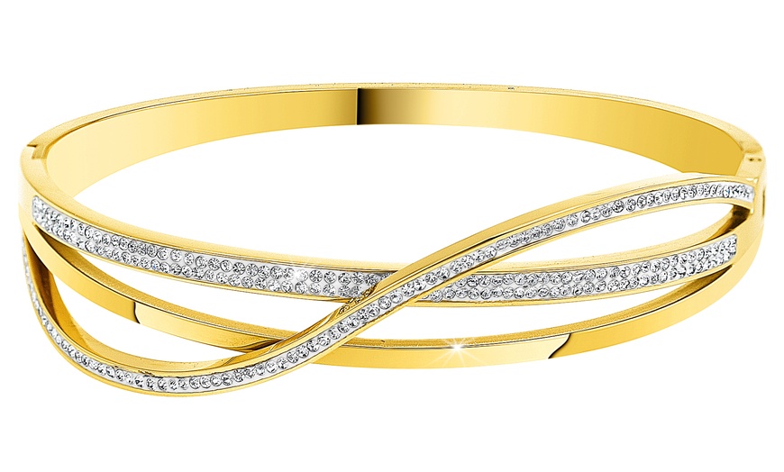 Image 8: Brazalete con cristales brillantes de SC Crystal