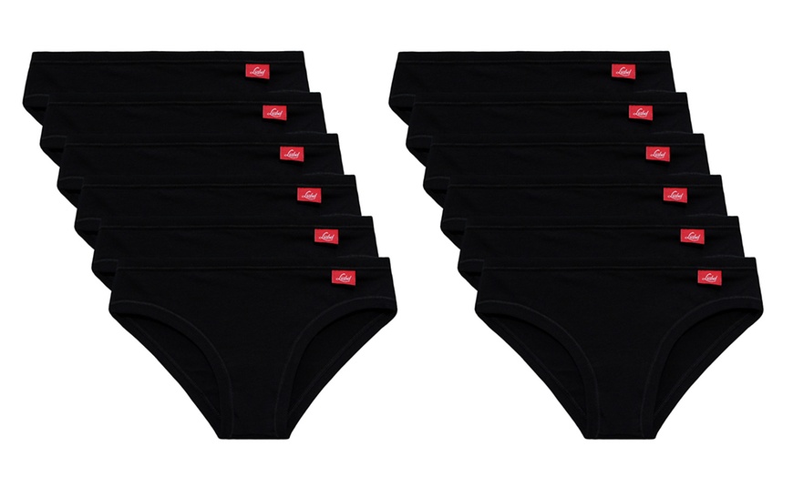 Image 19: 6 o 12 slip da donna a vita bassa o culotte Liabel