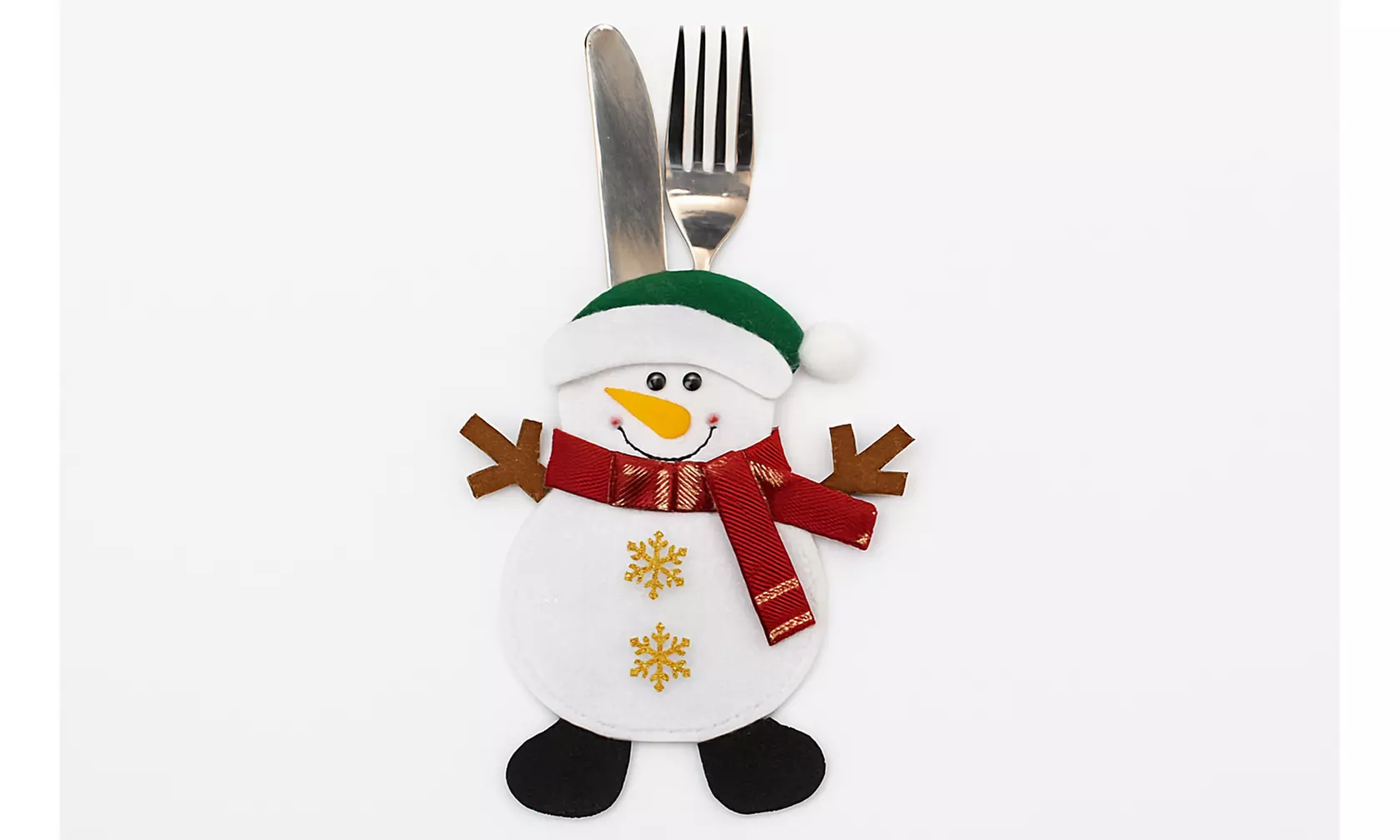 Juego de 3 fundas navideñas para cubiertos