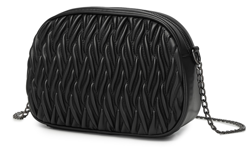 Image 6: Soft Lady's Crossbody Shoulder Bag With Long Strap
