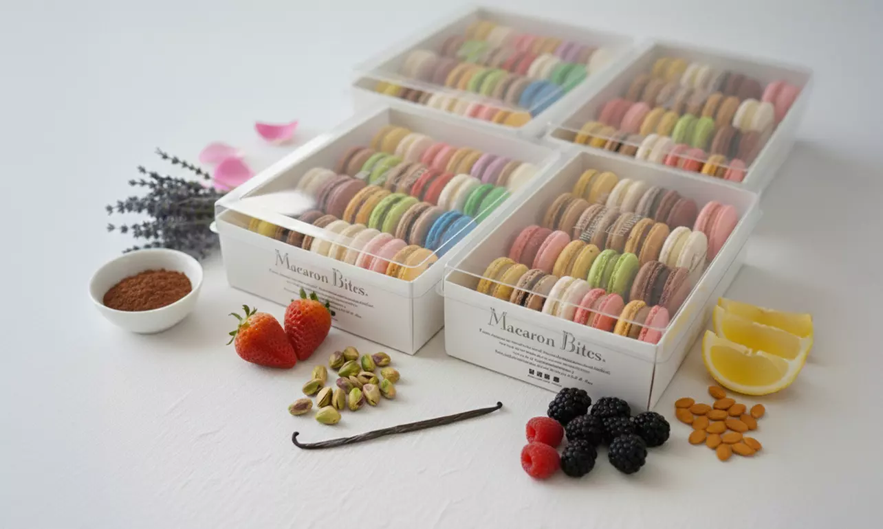 Gourmet French Macarons – 24 Unique Flavors | Macaron Bites®