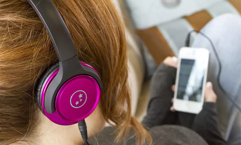 Able Planet Travelers Choice Headphones with Linx Audio Technology and Inline Volume Control - Primary Image
