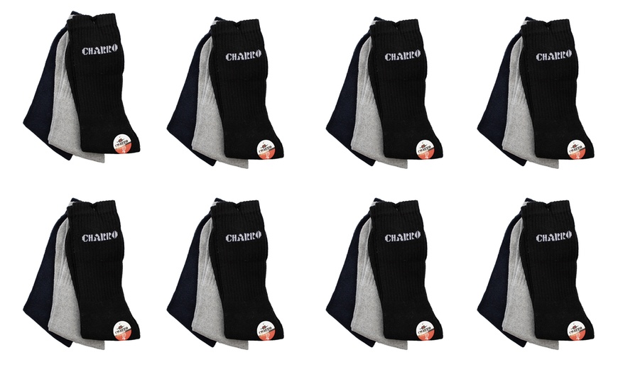 Image 16: 6er-, 12er- oder 24er-Pack El Charro Tennis-Socken