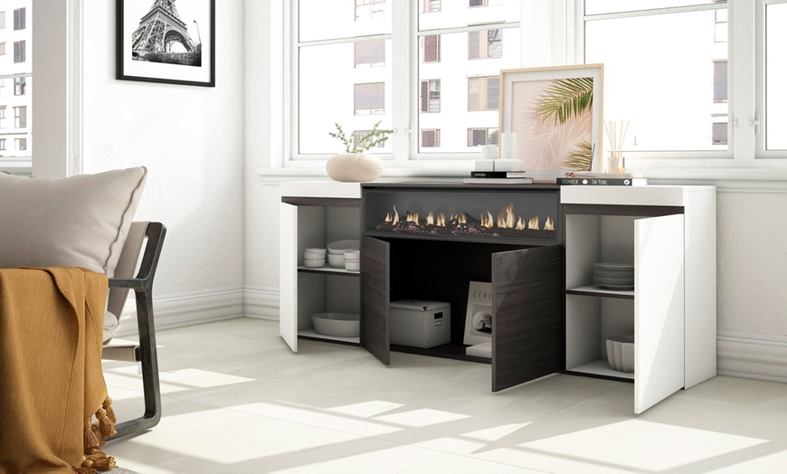 Image 17: Buffet de salon style industriel 