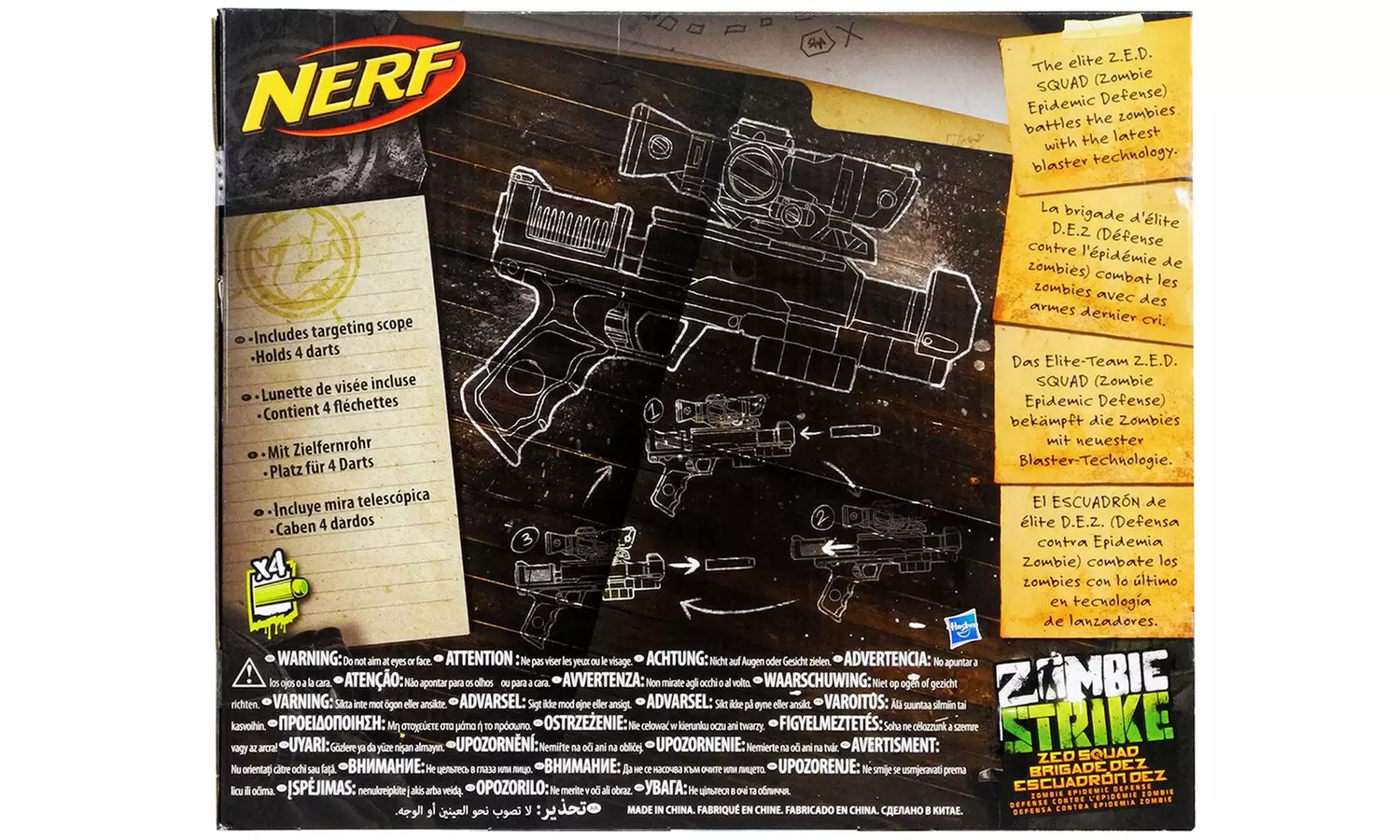 Nerf Zombie strike Blaster Tir net - Second Medium