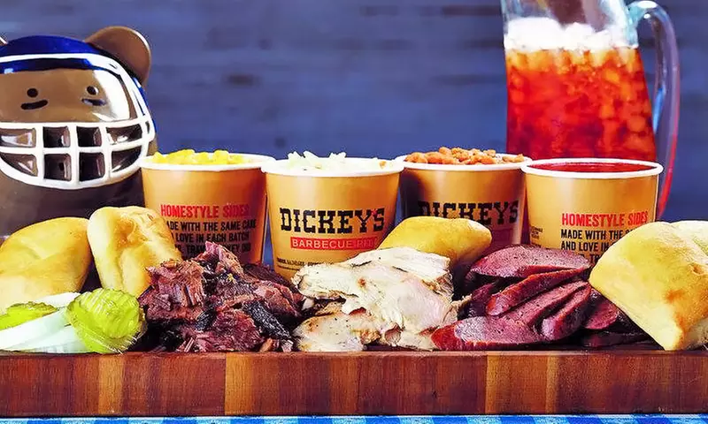 $19 for Two Groupons, Each Good for $16 Worth of Barbecue at Dickey's Barbecue Pit ($32 Value) - Primary Image