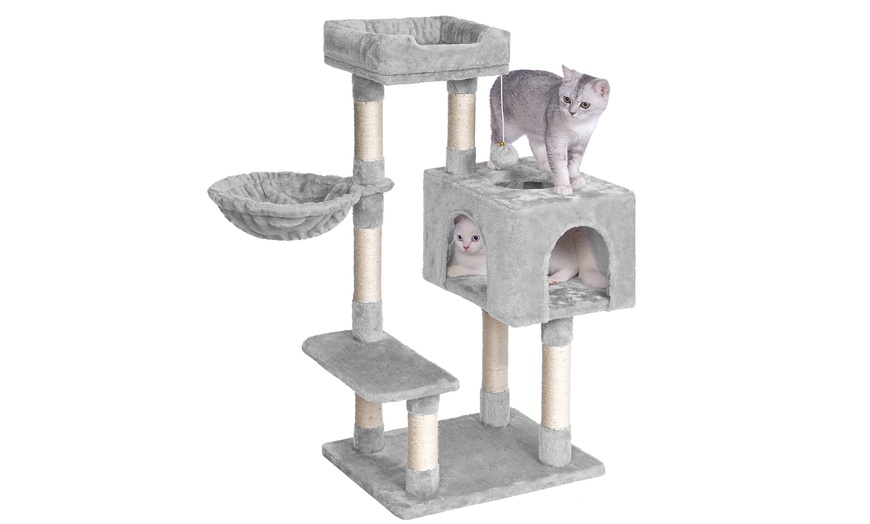 Image 18: Meerlaagse grijze kattenboom