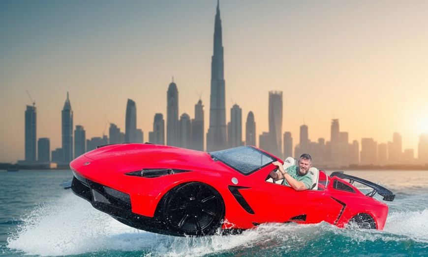 Image 1: Experience Thrill Rent a Jet Car for 20-, 30-, or 60-min for Upto 2