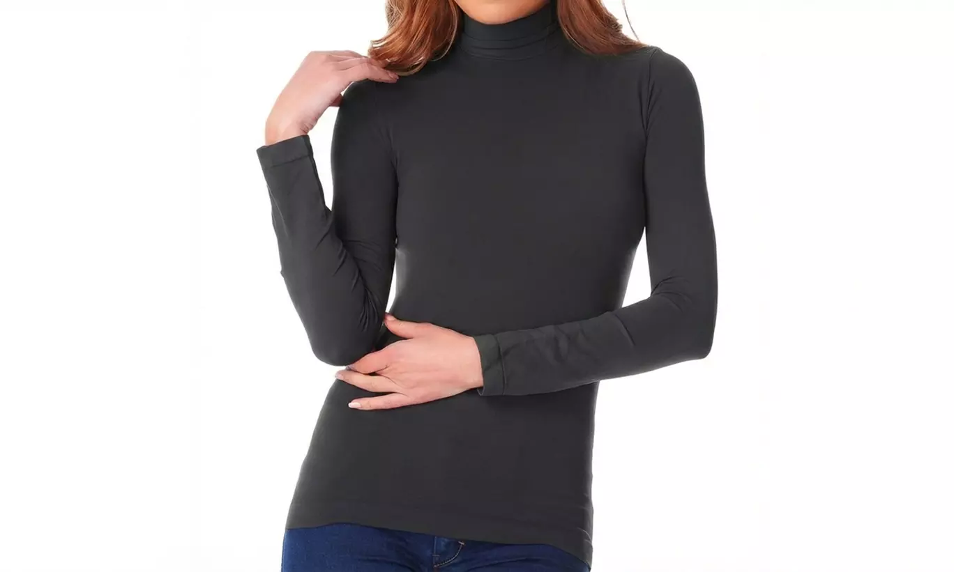 Pack de 5 camisetas térmicas de manga larga y cuello alto