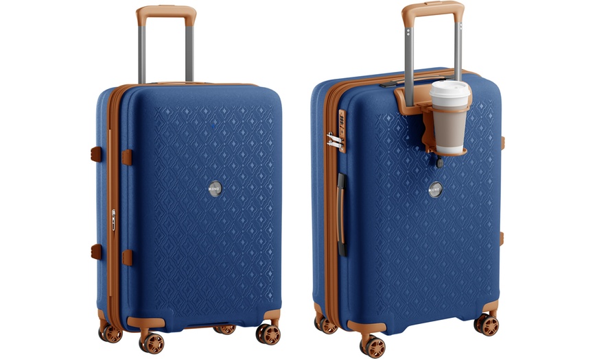 Image 21: 1 of 3 Kono koffers met TSA slot en bekerhouder