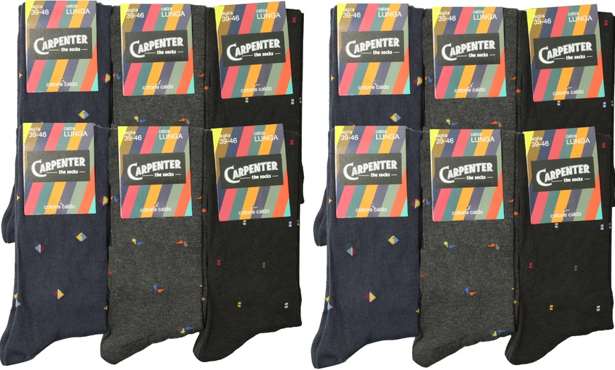 Image 47: Carpenter 6er- oder 12-Pack kurze oder lange Herren-Socken