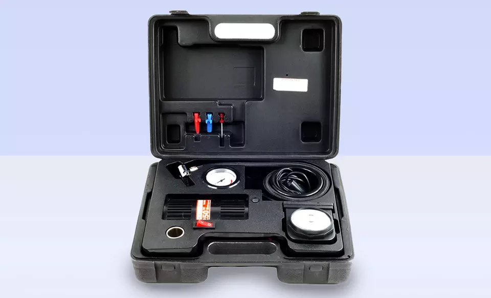 $24.99 for a Trademark Tools Portable Air Compressor ($49.99 List Price). Free Shipping and Returns. - Primary Image