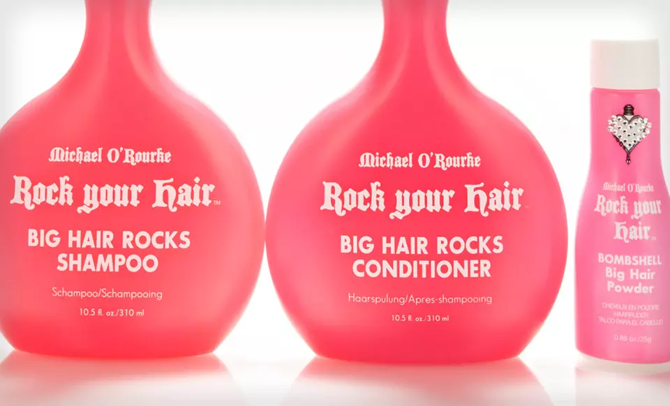 $20.99 for a Rock Your Hair Volumizing Shampoo, Conditioner, and Powder ($54 List Price). Free Shipping. - Second Medium