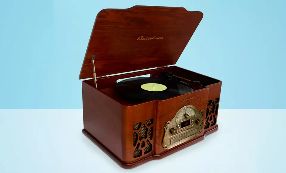 Electrohome Wellington 4-in-1 Turntable Stereo System. Free Shipping and Returns. - Primary Image