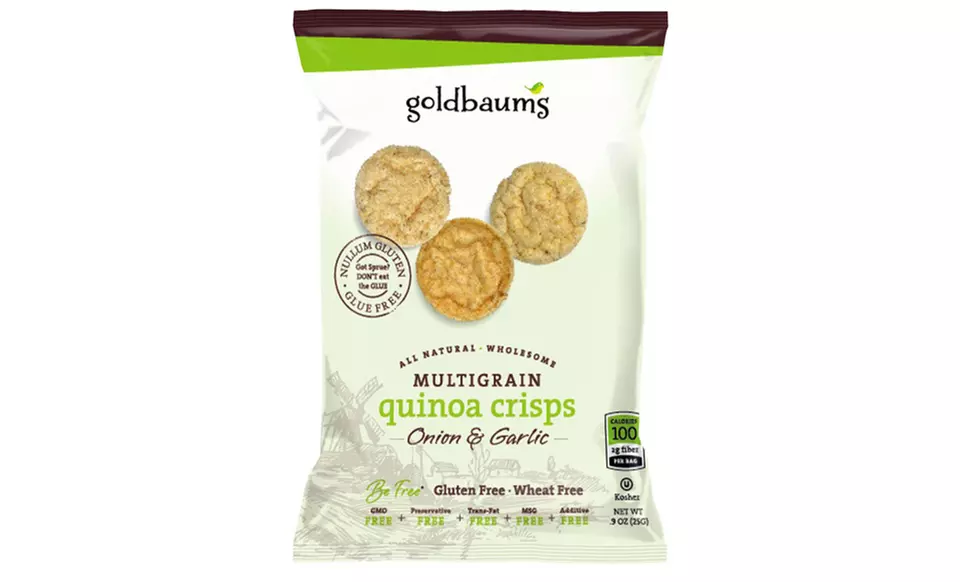 Goldbaums Multigrain Quinoa Crisps 24-Pack. Multiple Flavors Available. - Second Medium