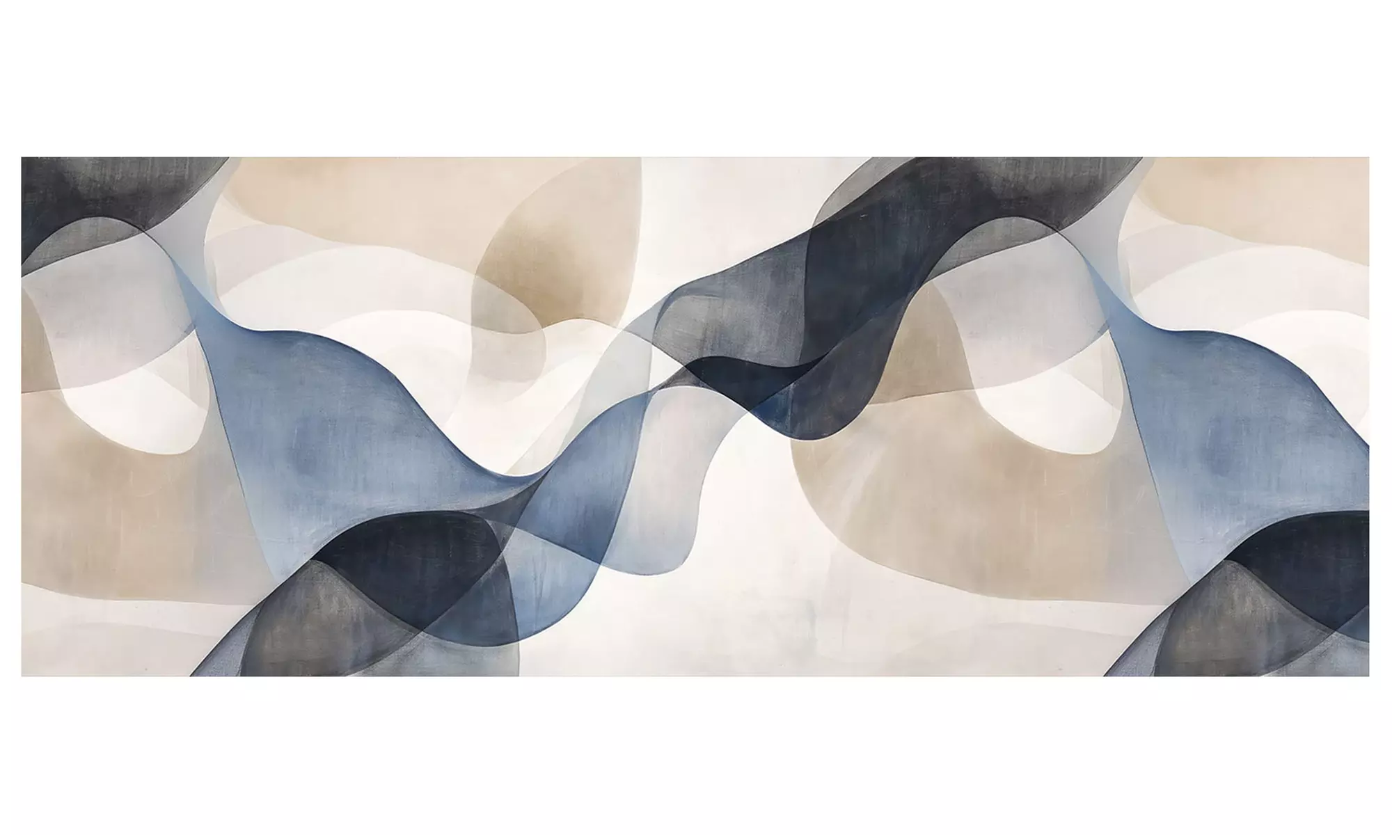 Teppich-Läufer mit abstraktem Motiv