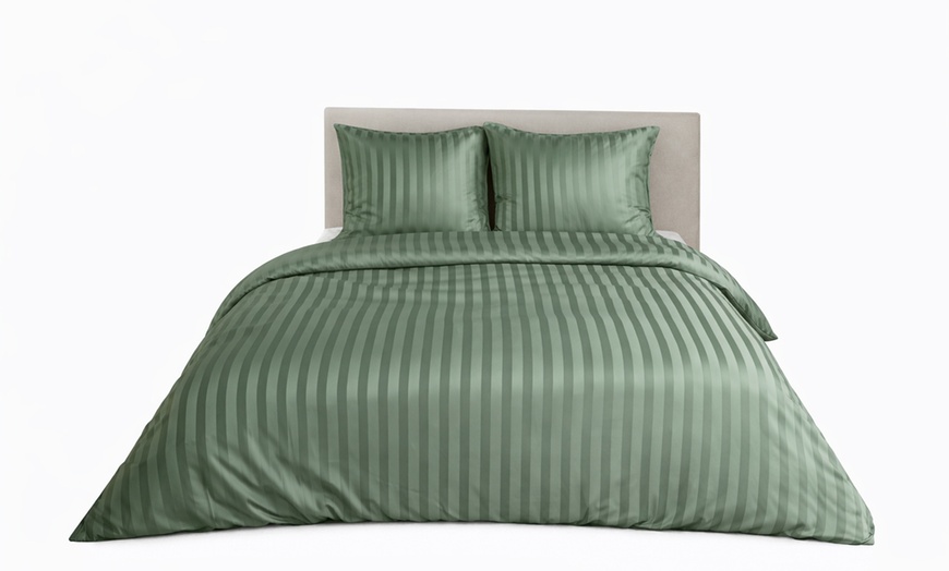 Image 14: Juego de cama Satin Dobby Uni 