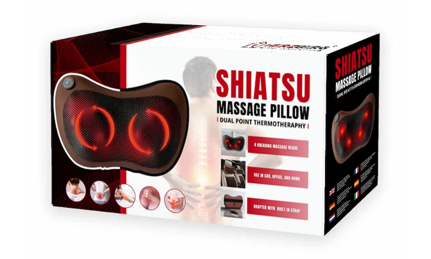 Image 4: Coussin massant chauffant "Shiatsu" d'Herzberg