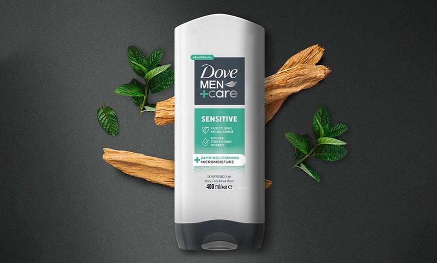 Image 3: Dove Men+Care 3-in-1 Body, Face and Hair Wash Hydrating Sensitive