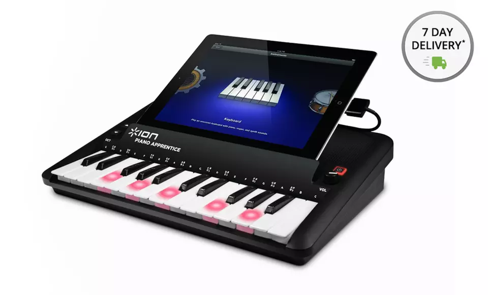 Ion Audio Piano Apprentice 25-Note iPad-Compatible Keyboard. Free Returns. - Primary Image