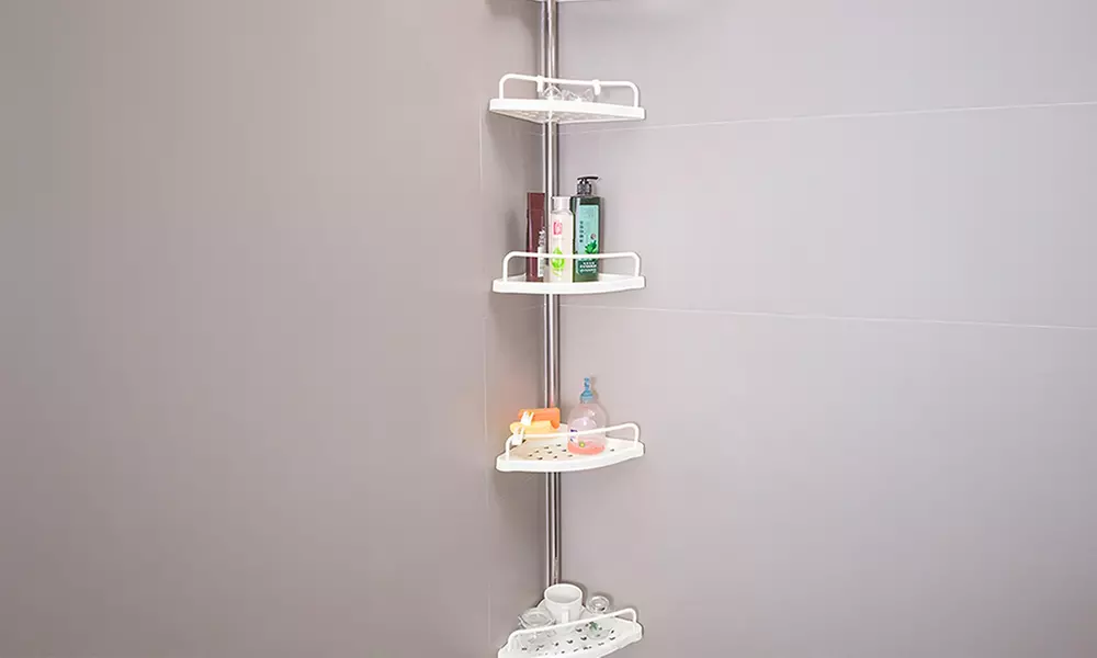 Étagère d’angle télescopique pour douche