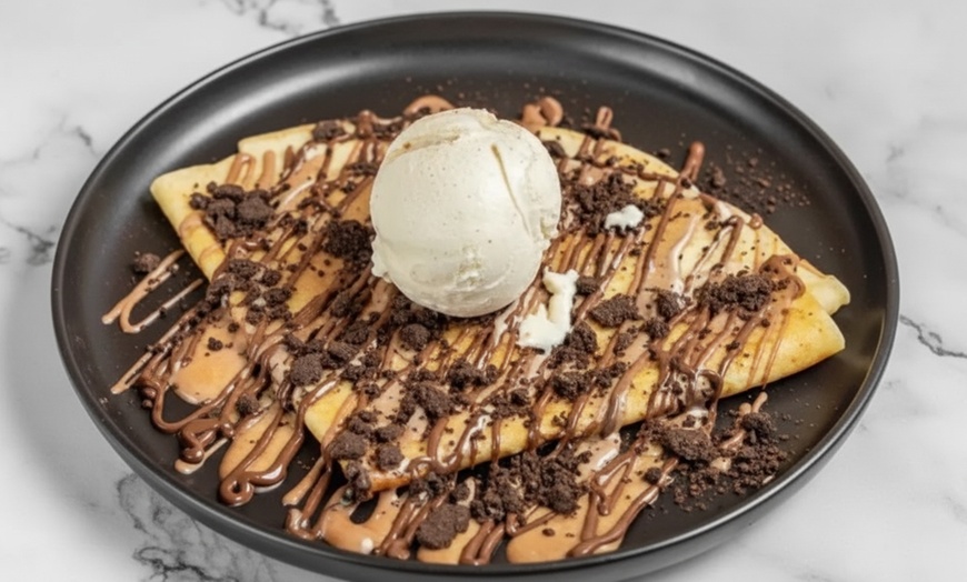 Image 9: Indulge in Moment of Sweetness: Crêpe + Gelato for 1, 2, 4, / 6 People