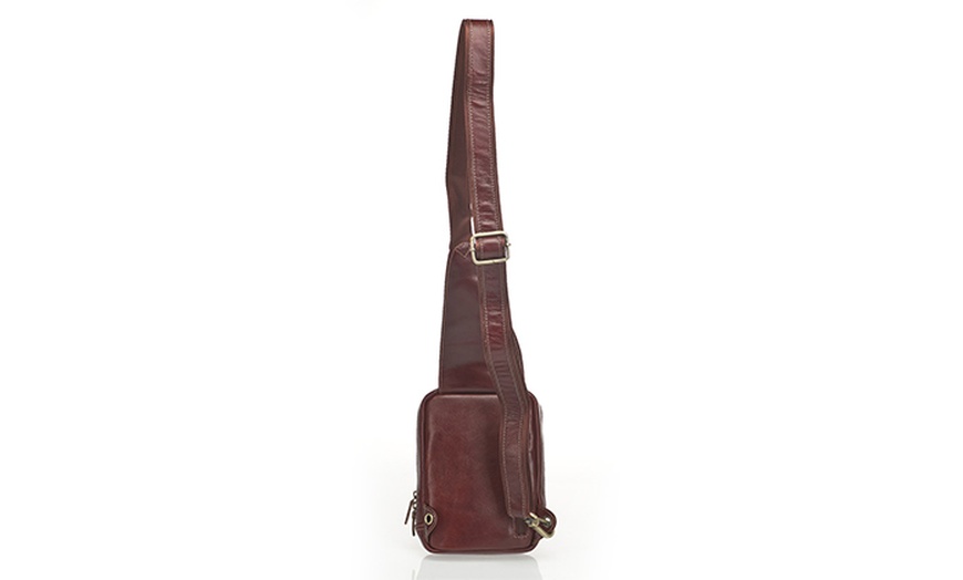 Image 12: Le Sac Italian Leather Shoulder Bag 