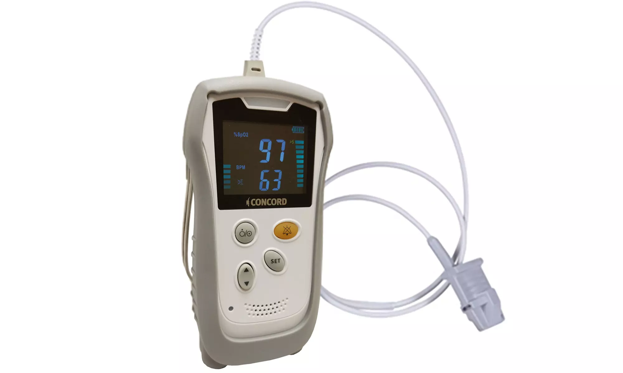 Concord Portable Handheld Pulse Oximeter with Loud Audible Alarms   - Primary Image