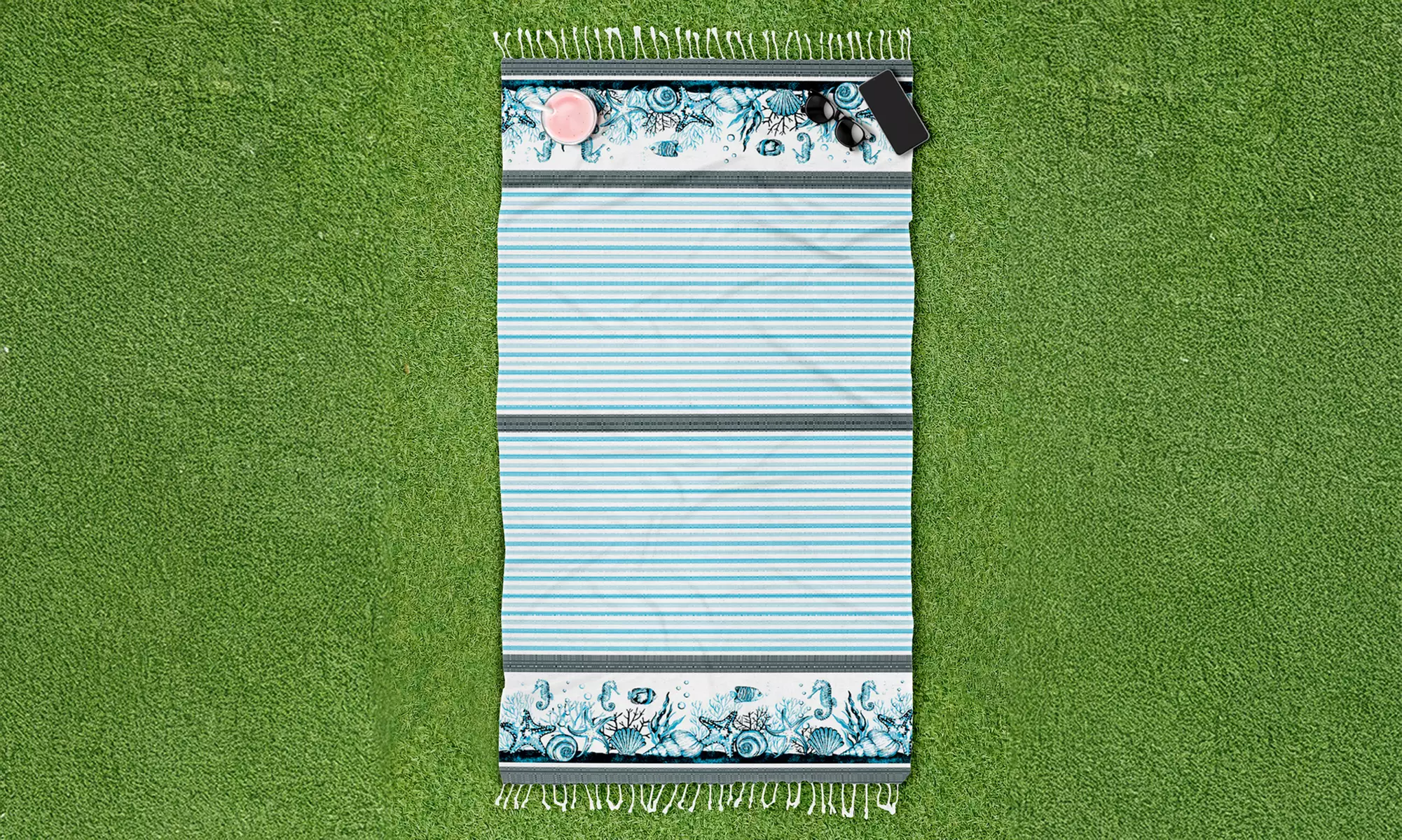 Telo mare con frange