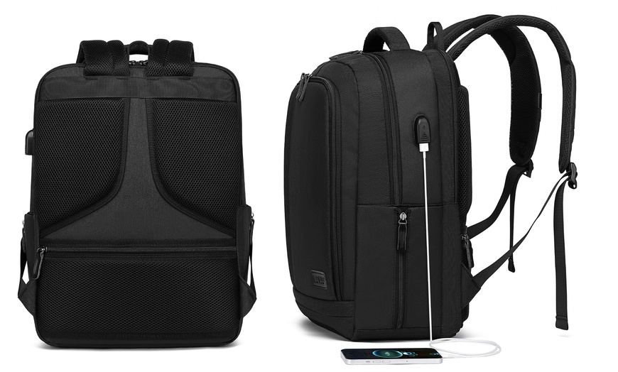 Image 11: Sac à dos multi-compartiments Kono avec port USB