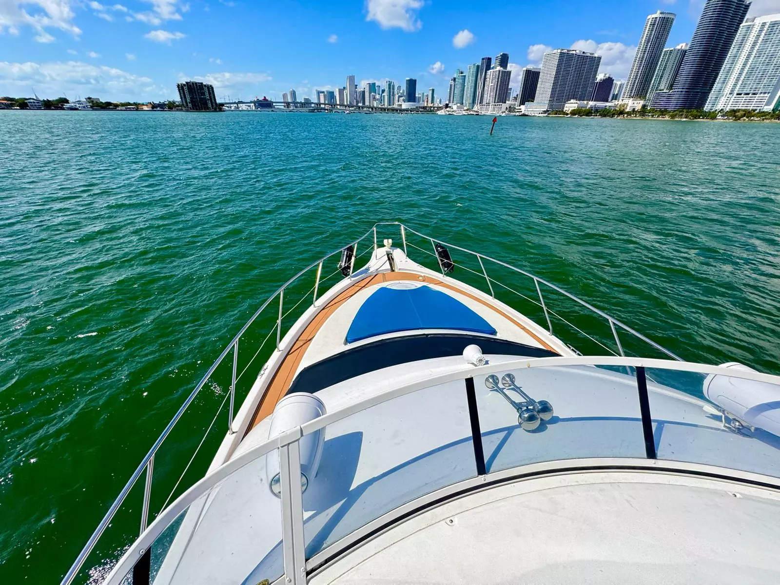 Luxury 48 Foot Yacht Tour & Jetski in Miami Beach Marina or Downtown