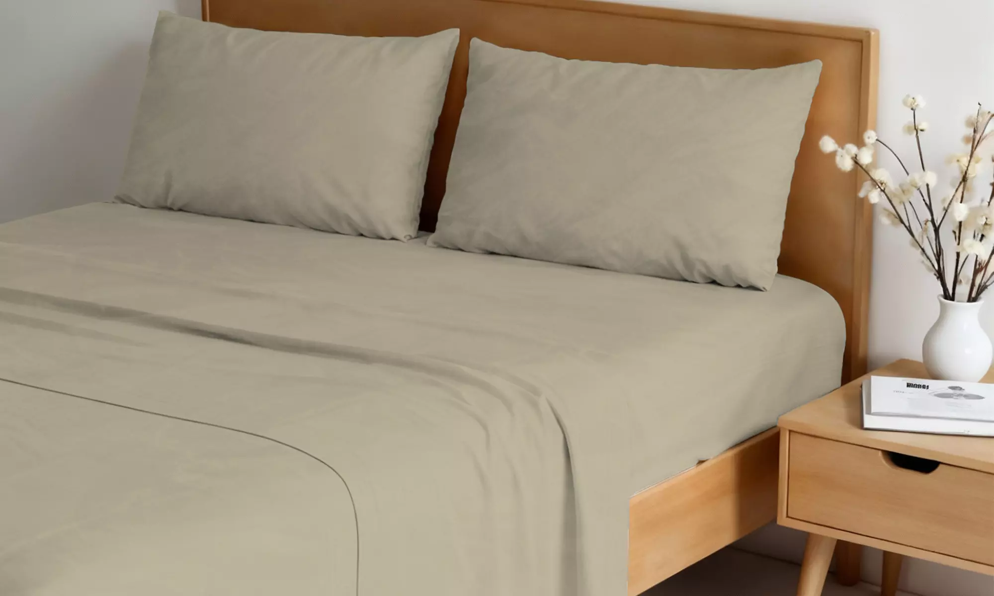 Mikrofaser-Bettwäsche-Set für Doppelbett