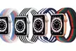 Striped Nautical Nylon Elastic Band for Apple Watch All Series - Second Medium