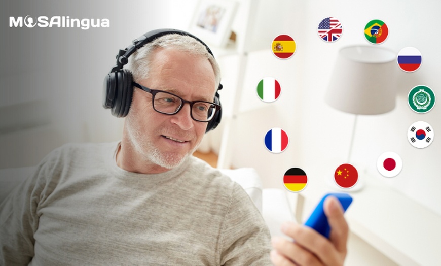 Image 3: 6 Monate, 12 Monate oder 10 Jahre MosaLingua Premium für alle Sprachen