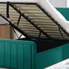 Image 8: Fabric Borneo Ottoman Bed with Optional Mattress