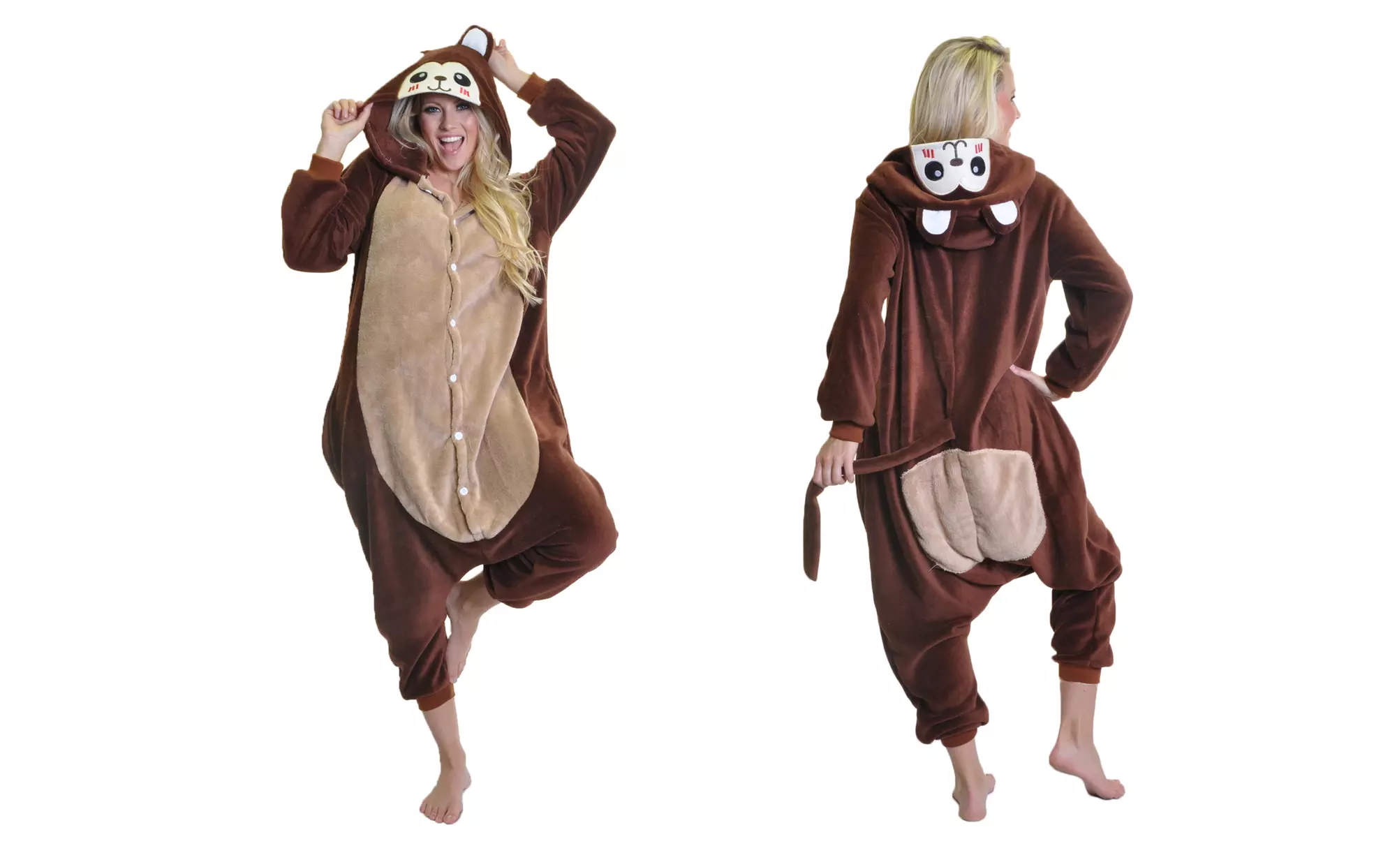 Unisex Plush Animal Bodysuit - Image 6