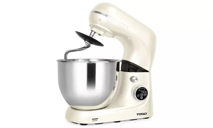 Image 5: TODO 1100W Electric Stand Mixer 5.3L Bowl Heated Fermentation