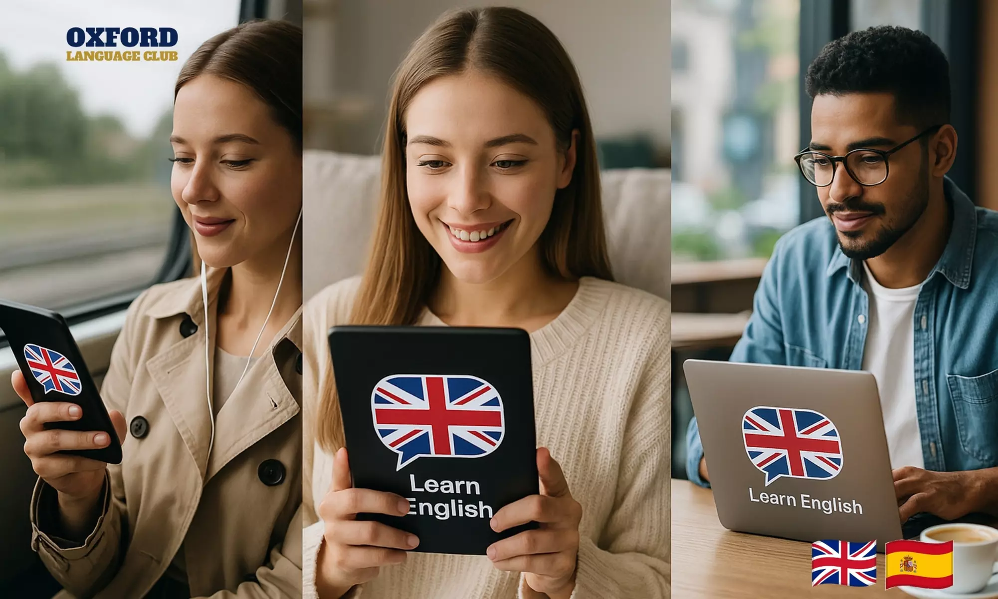 Curso de inglés con certificado de Oxford para niveles de A1 hasta B2